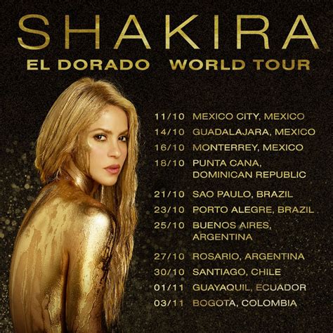 shakira 2024 tour dates